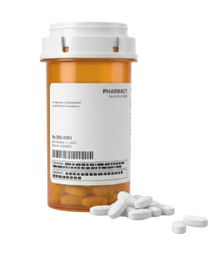 Prescription statin bottle
